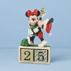 Mickey & Minnie Countdown to Christmas Figurine