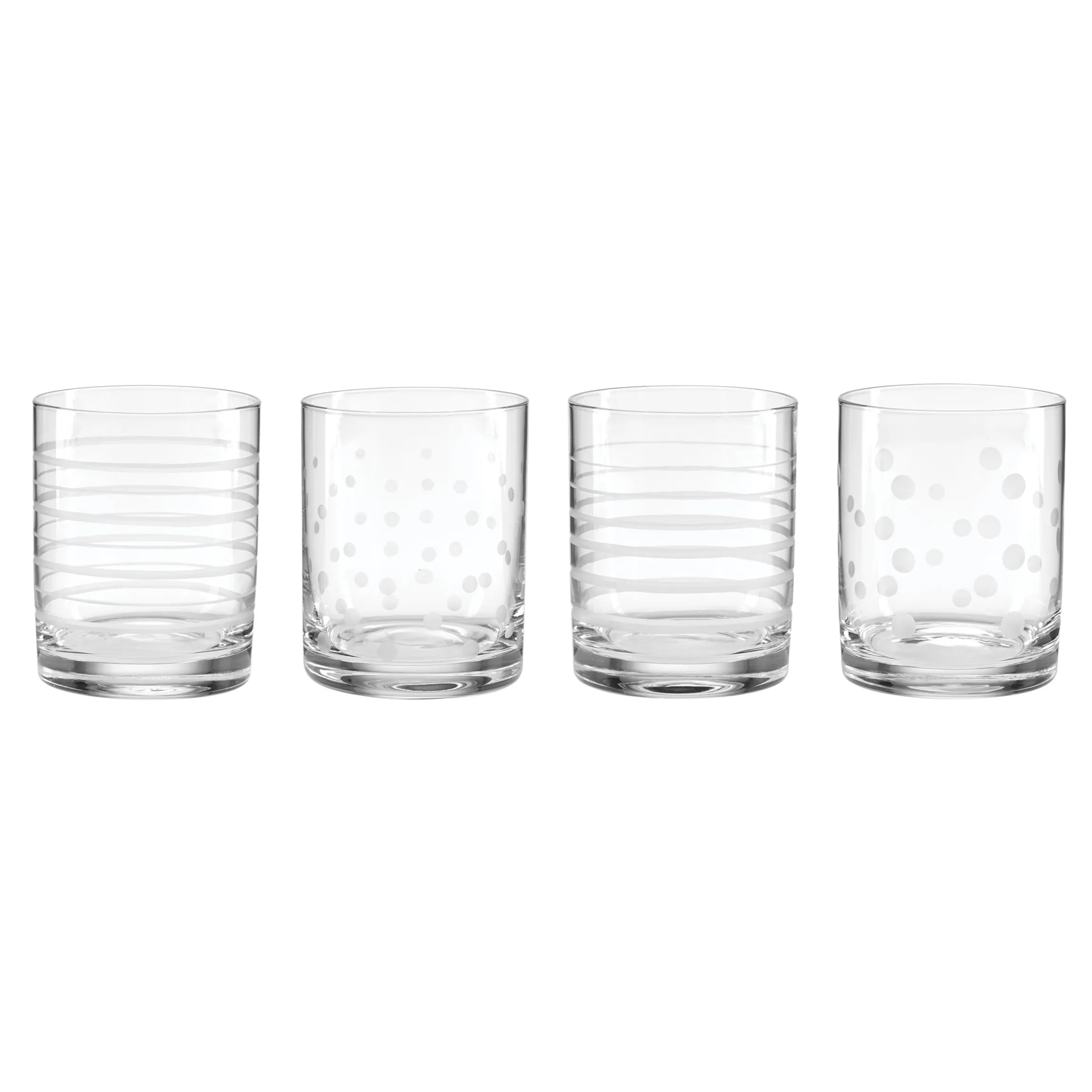 Mingle Double Old-Fashioned Glasses, Set of 4