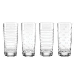 Mingle Highball Glasses, Set of 4