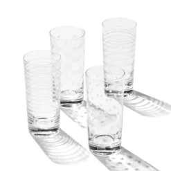 Mingle Highball Glasses, Set of 4