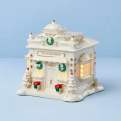 Mistletoe Park Lit Flower Shop Figurine