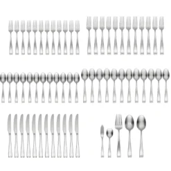 Moda Satin 65-Piece Flatware Set
