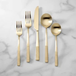 Modulus Champagne Satin 20-Piece Flatware Set