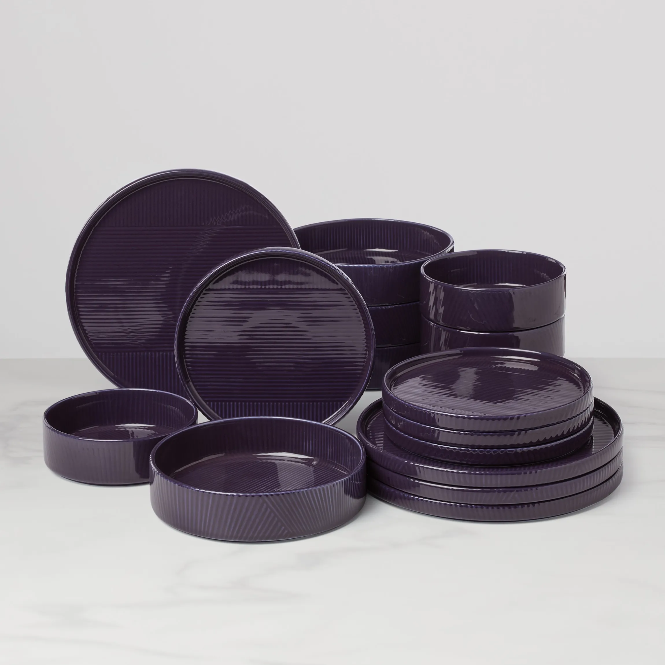 Modulus Nightshade 16-Piece Dinnerware Set