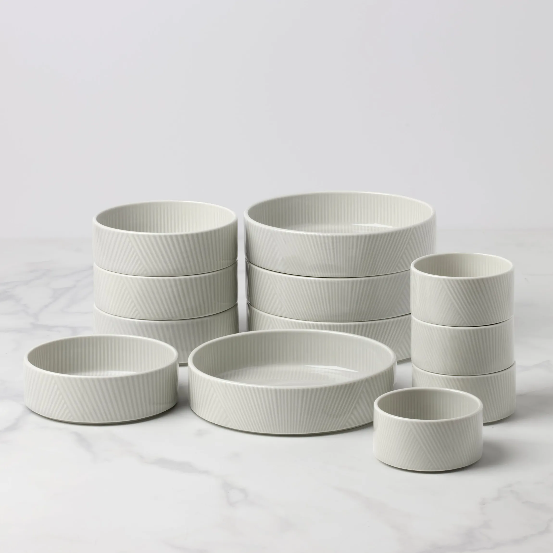 Modulus Vapor 12-Piece Bowl Set