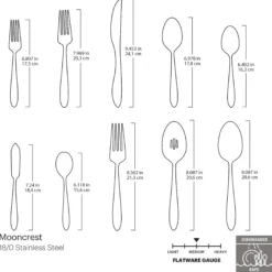 Mooncrest 65-Piece Flatware Set