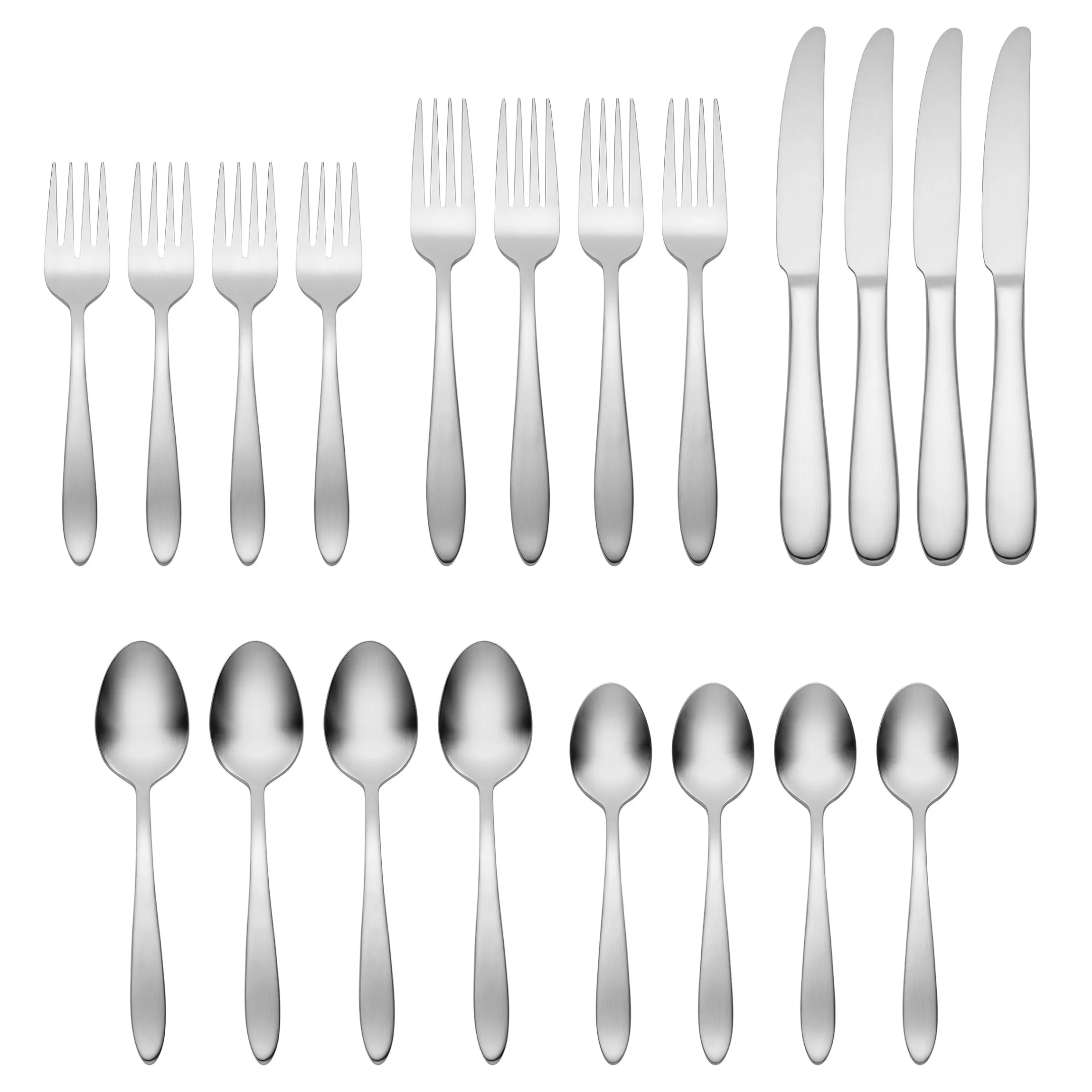 Mooncrest Satin 20-Piece Flatware Set