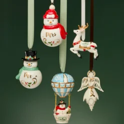 Mr & Mrs Snowman Ornaments