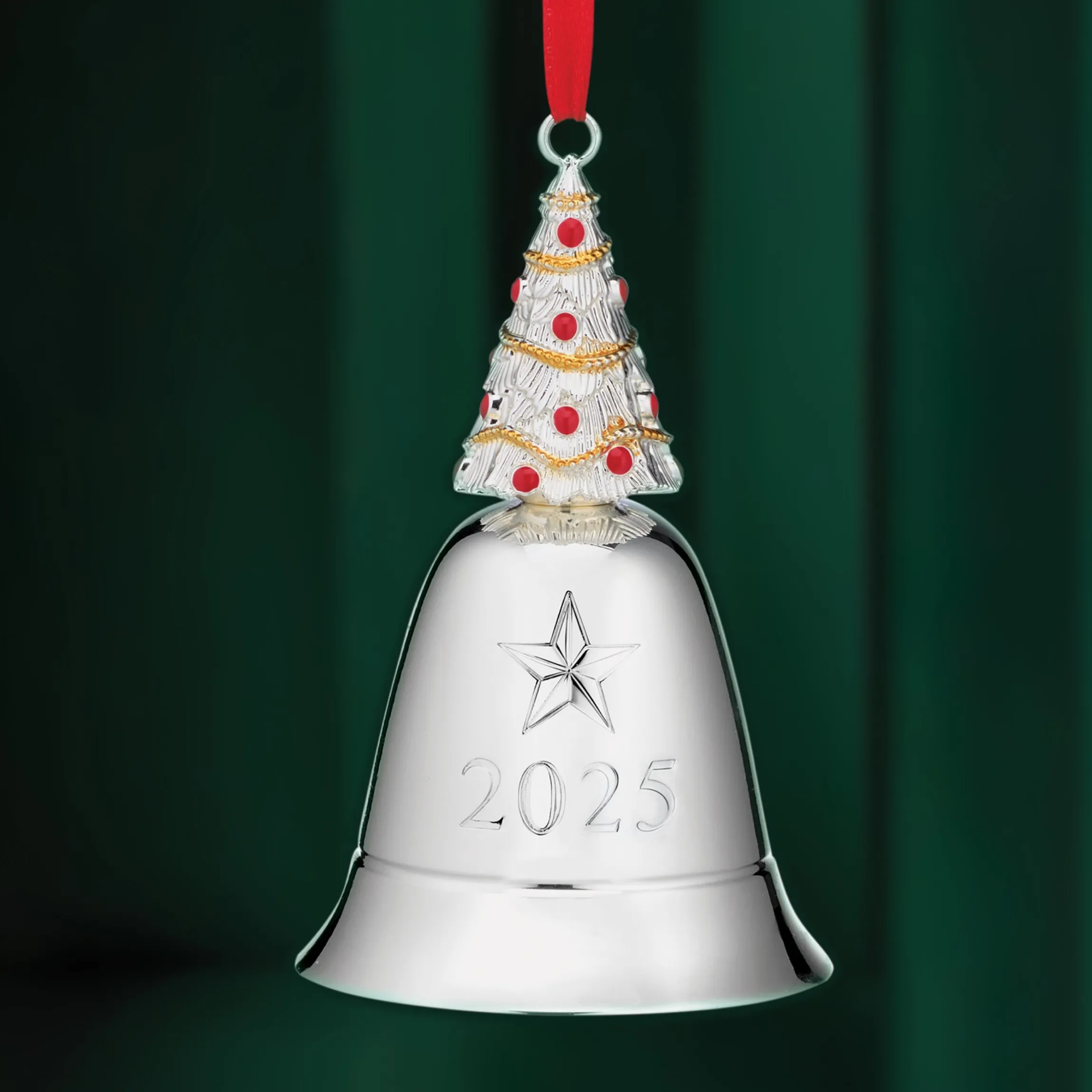 2025 Musical Bell Silverplate Ornament