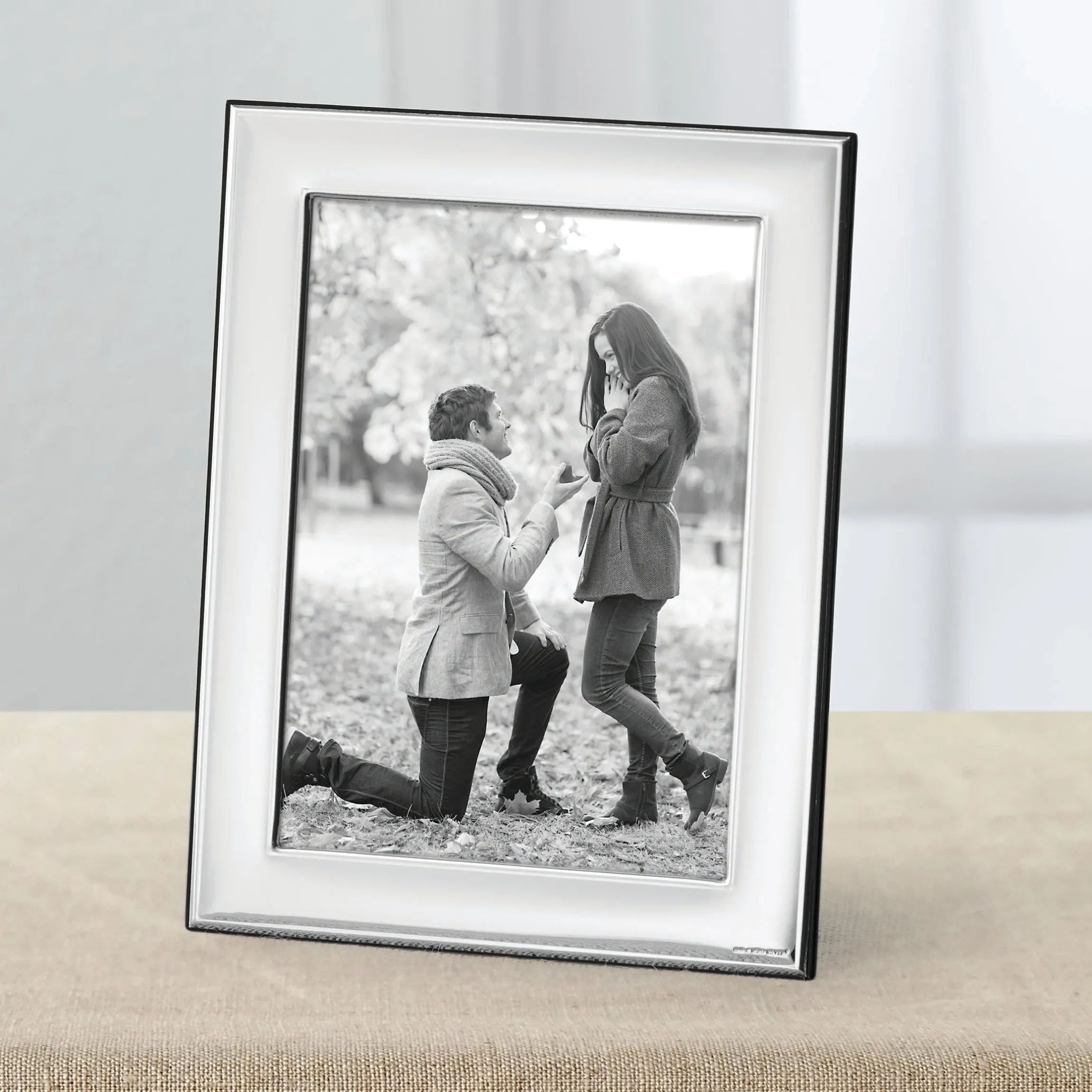 Naples Silverplate 5x7 Photo Frame