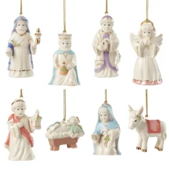 Nativity 8-Piece Ornament Set