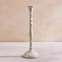 Nera Light Green Large Candle Holder