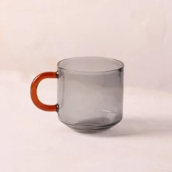 Niko Black Glass Mug