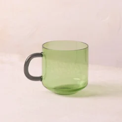 Niko Green Glass Mug