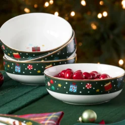 Nutcracker Ballet All Purpose Bowls, Set of 4