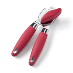 Oneida Kitchen Red Easy-Turn Can Opener & Bottle Cap Opener