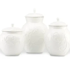 Opal Innocence Carved 3-Piece Canister Set