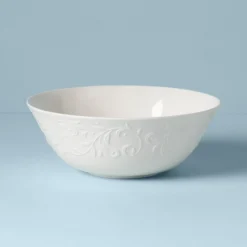 Opal Innocence Carved Serving Bowl