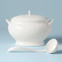 Opal Innocence Carved Soup Tureen Set
