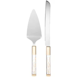 Opal Innocence 2-Piece Cake Knife & Server Set