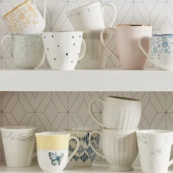 Oyster Bay Assorted Mugs, Set of 4