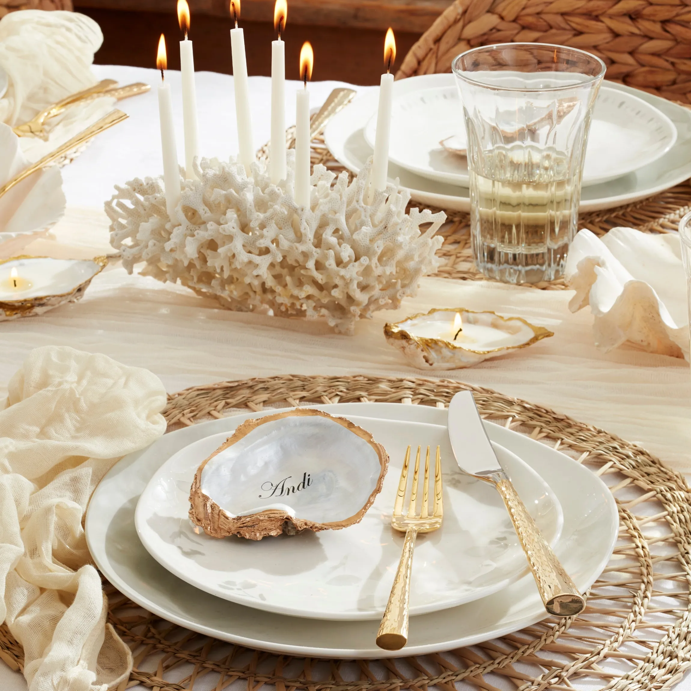 Oyster Bay 12-Piece Dinnerware Set
