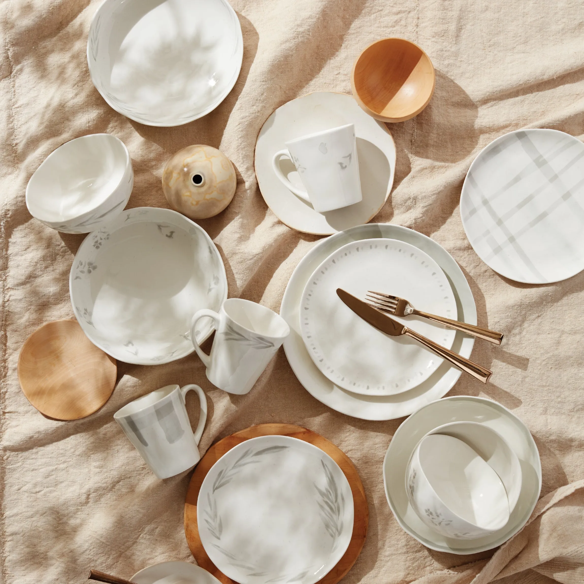 Oyster Bay 12-Piece Dinnerware Set