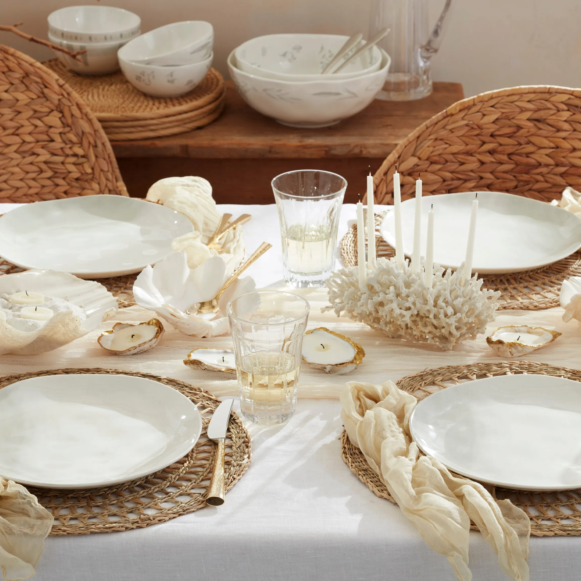 Oyster Bay 12-Piece Dinnerware Set
