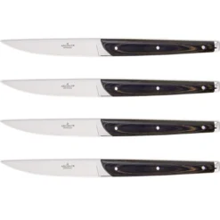 Pakkawood Steak Knives, Set of 4