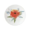 Passion Bloom Tidbit Plate, Persimmon