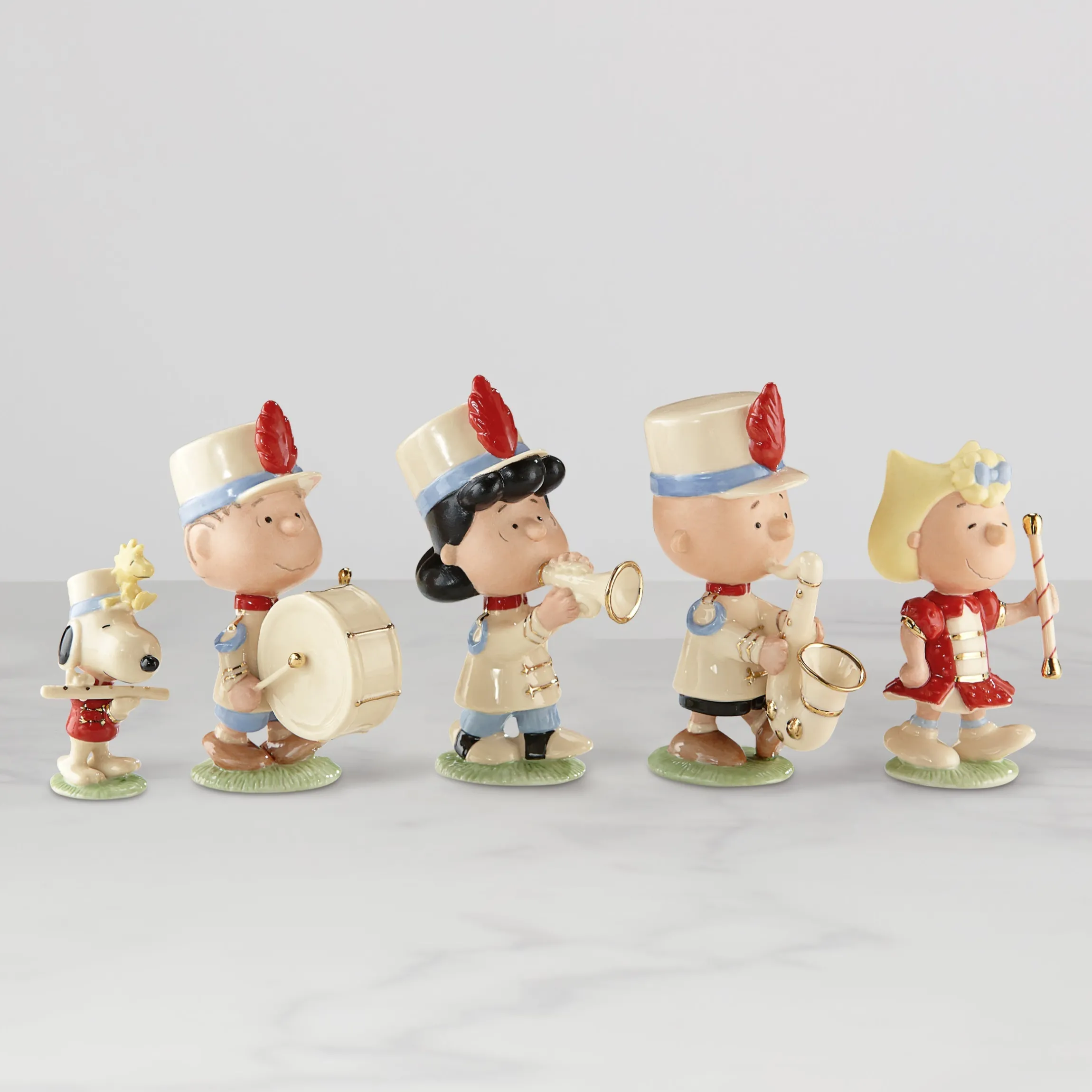 Peanuts 5-Piece Marching Band Figurine Set