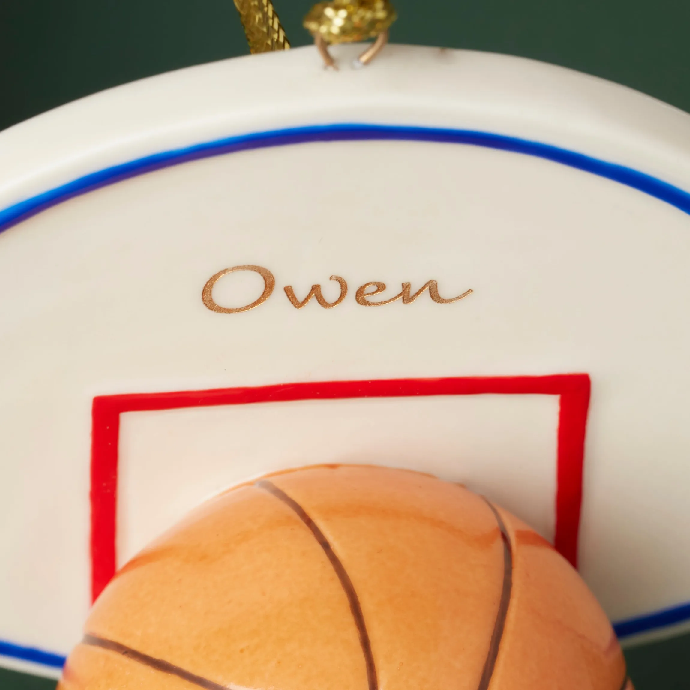 Personalized Basketball Ornament