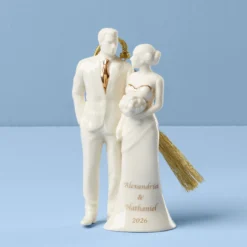 Personalized Bride & Groom Ornament