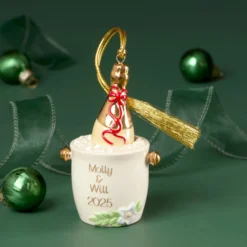 Personalized Champagne Bucket Ornament