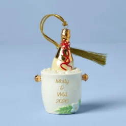 Personalized Champagne Bucket Ornament