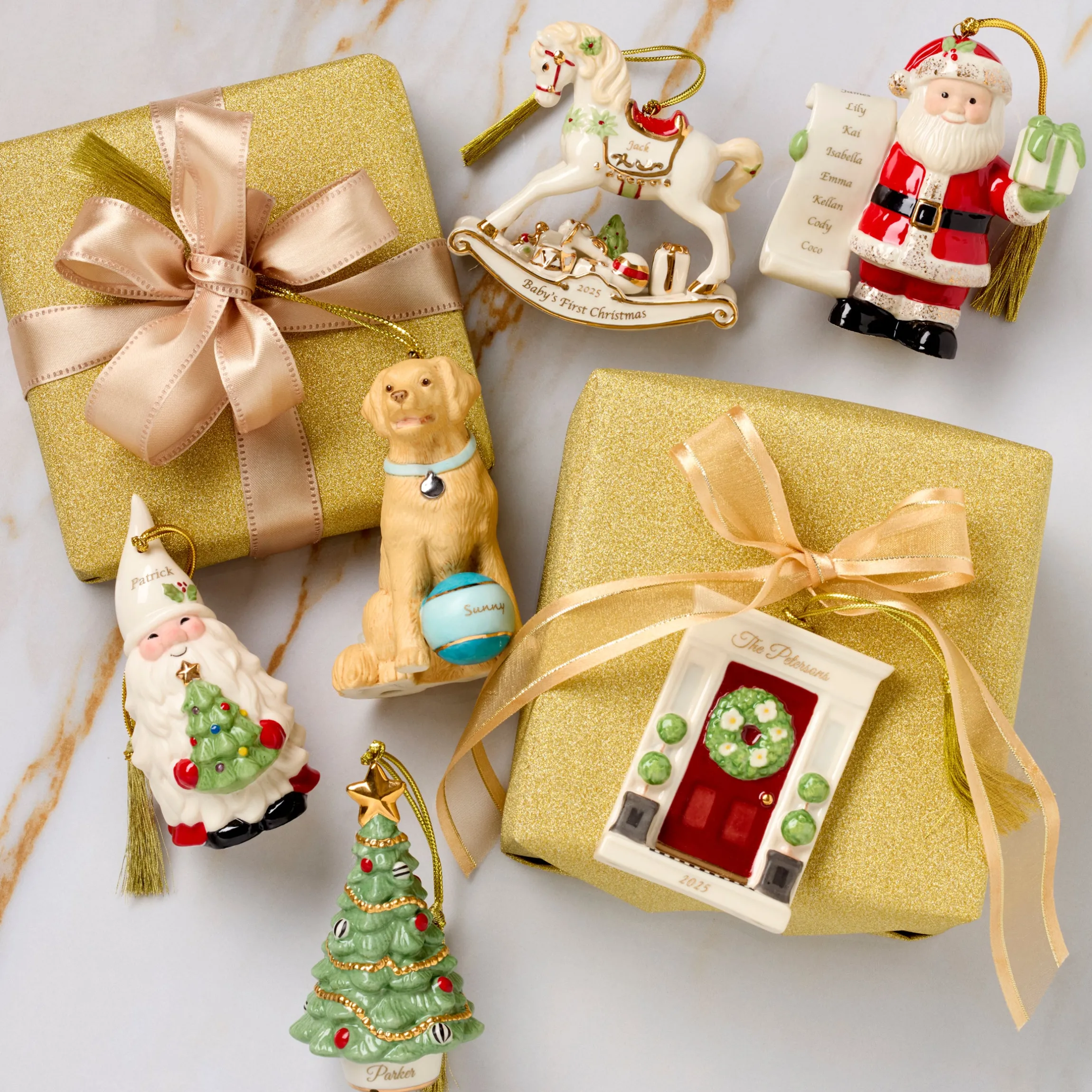 Personalized Christmas Gnome Ornament