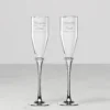 Personalized Devotion Toasting Flute, Set of 2