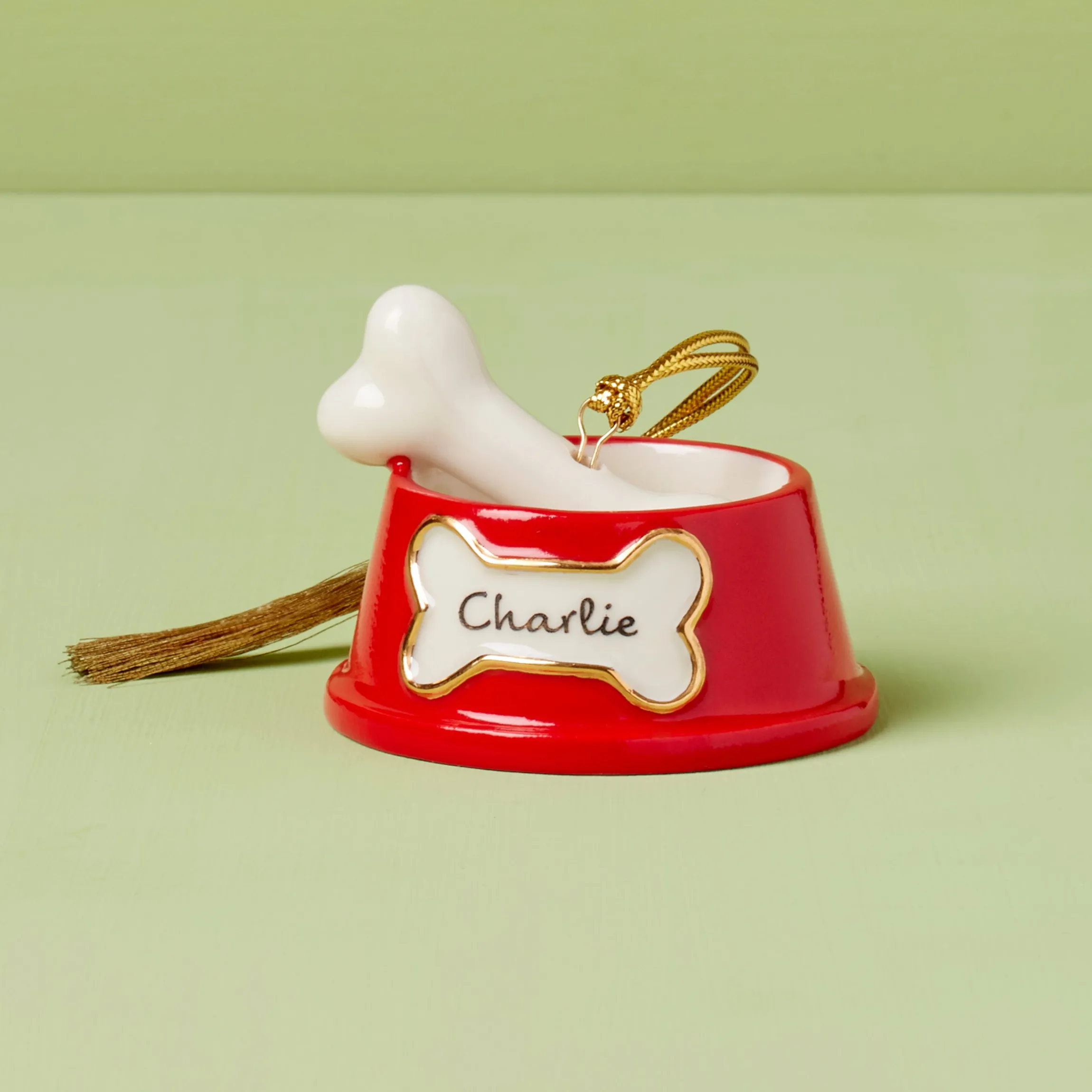 Personalized Dog Bone Ornament