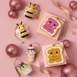 Personalized Forever Friends Ice Cream 2-Piece Ornament Set