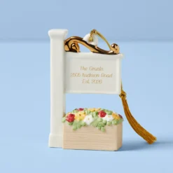 Personalized Home Established Sign Ornament