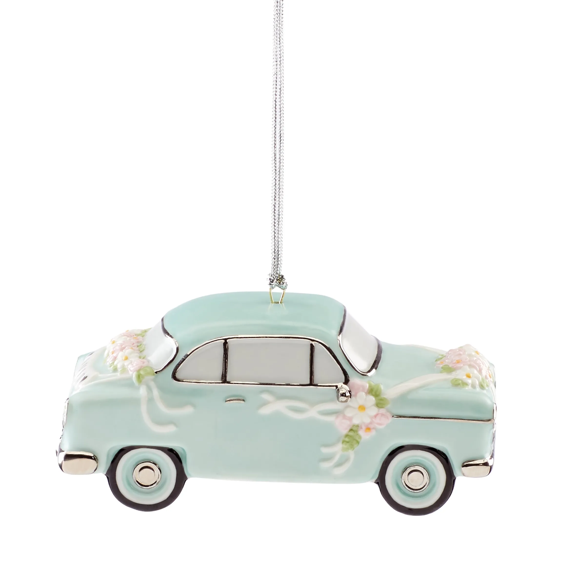 Personalized Just Married Car Ornament