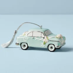 Personalized Just Married Car Ornament