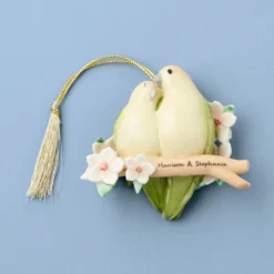 Personalized Love Birds Ornament