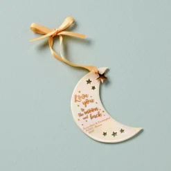 Personalized Love You to the Moon Ornament