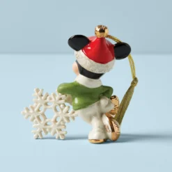 Personalized Mickey Mouse Snowflake Ornament
