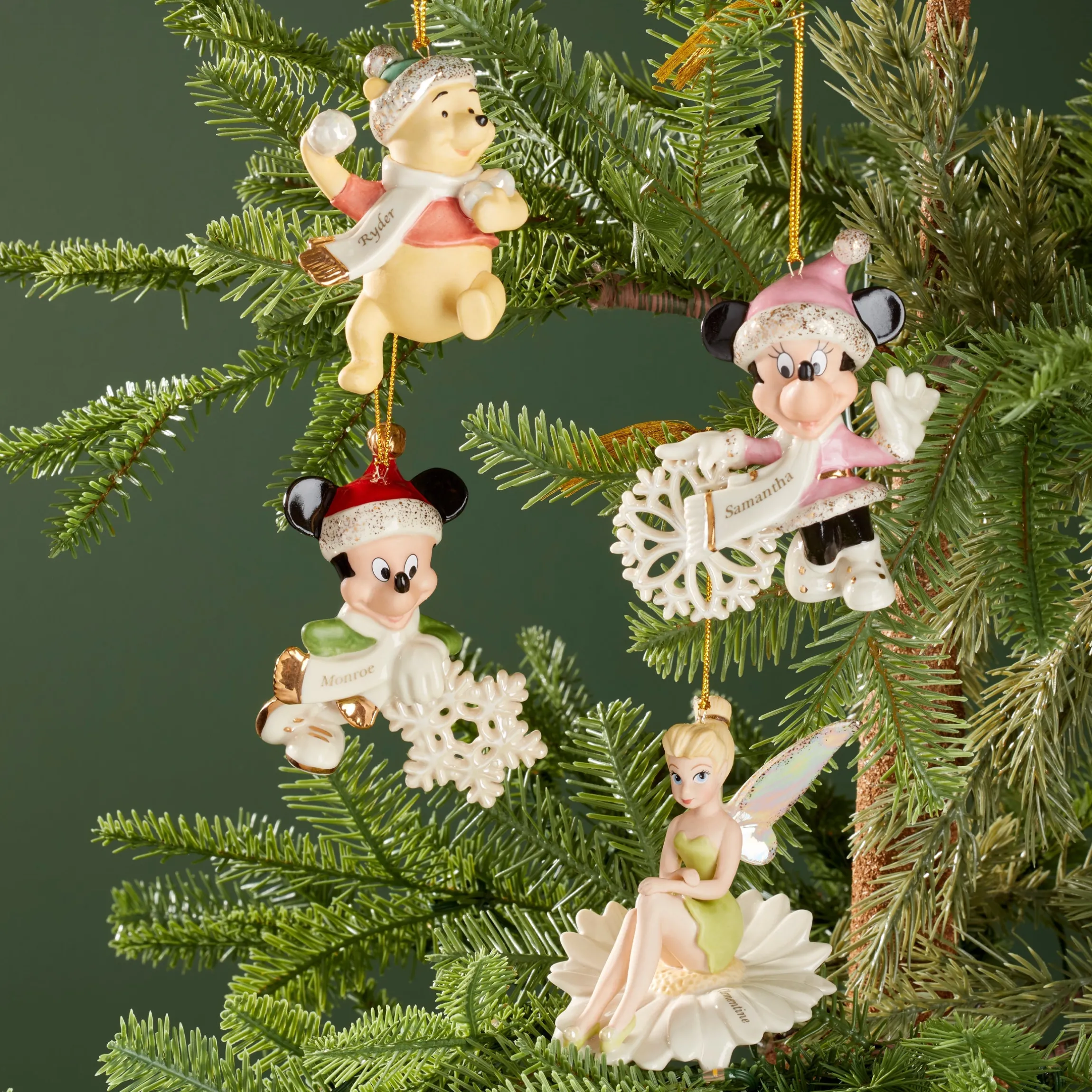 Personalized Minnie Mouse Snowflake Ornament