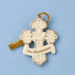 Personalized My Family Cross Ornament
