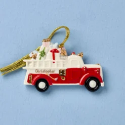 Personalized My Firetruck Ornament