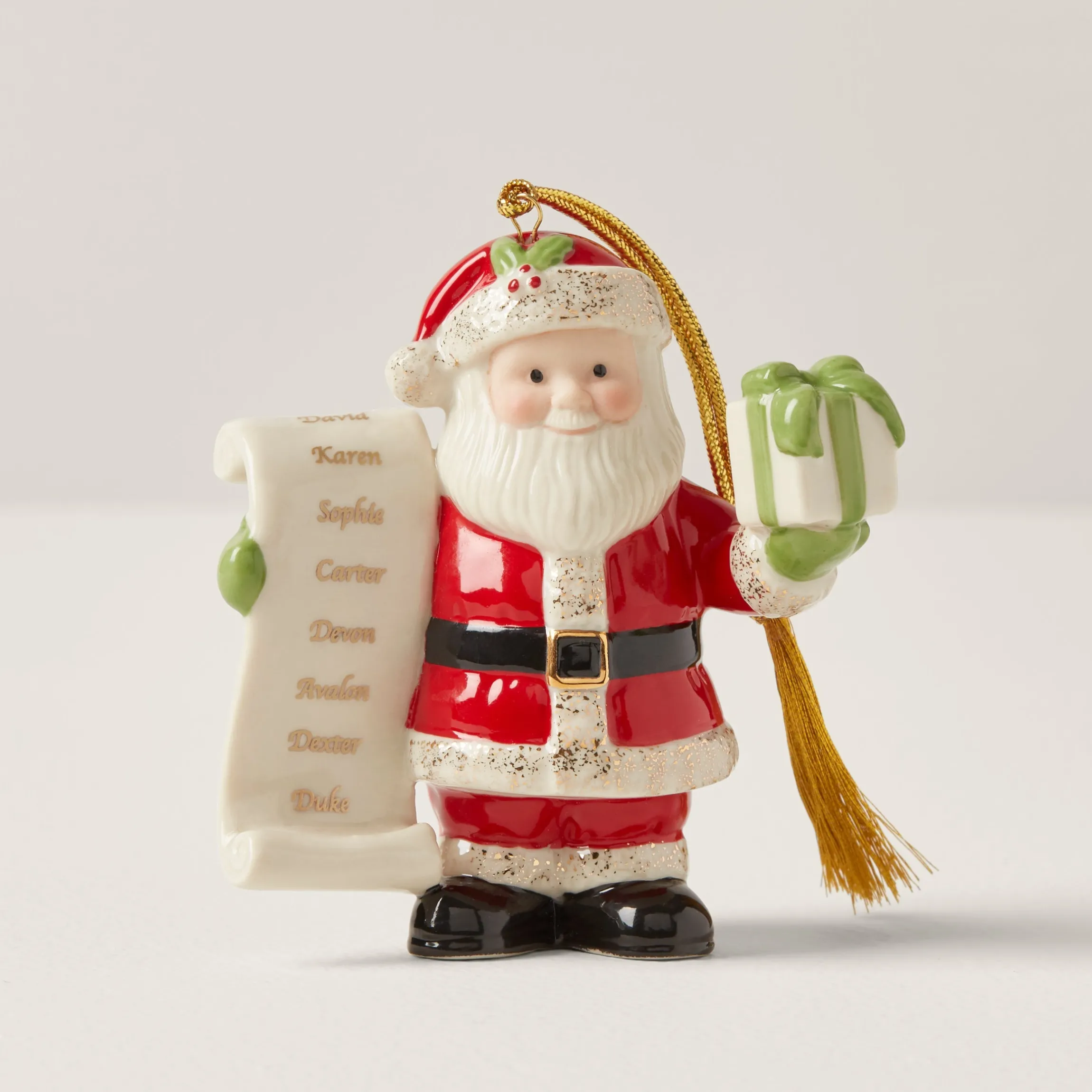 Personalized Naughty & Nice Ornament