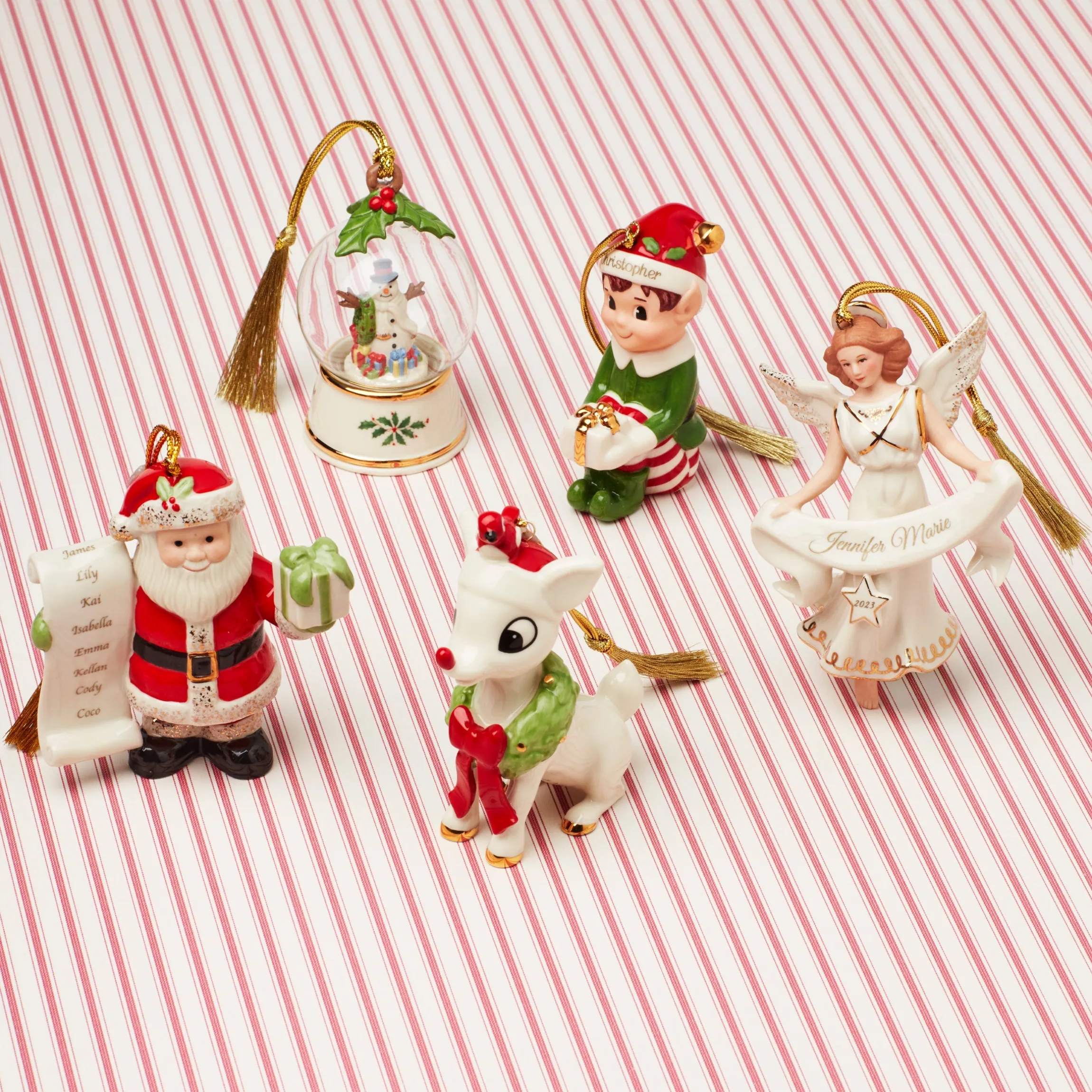 Personalized Naughty & Nice Ornament